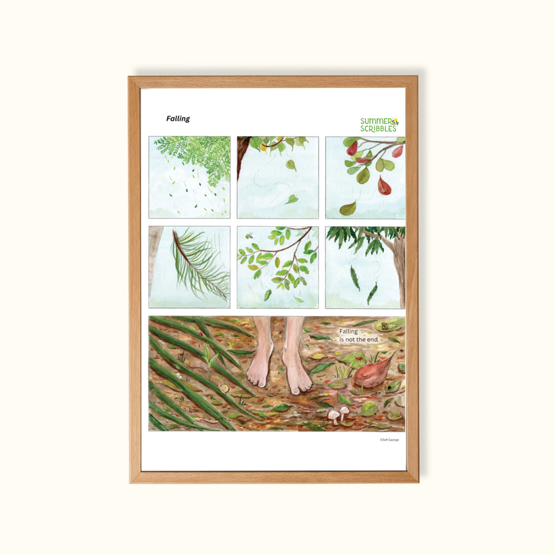 Falling – Visual Nature Poem