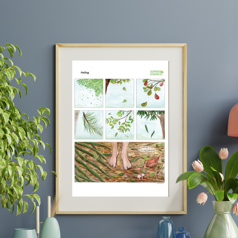 Falling – Visual Nature Poem