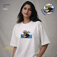 Naruto | Oversized T-Shirt | Off-White