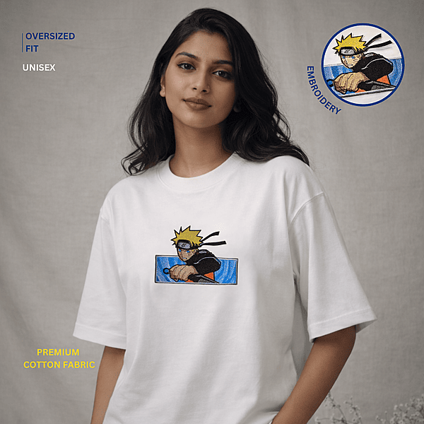 Naruto | Oversized T-Shirt | Off-White