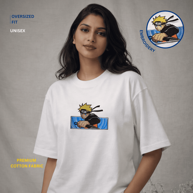 Naruto | Oversized T-Shirt | Off-White