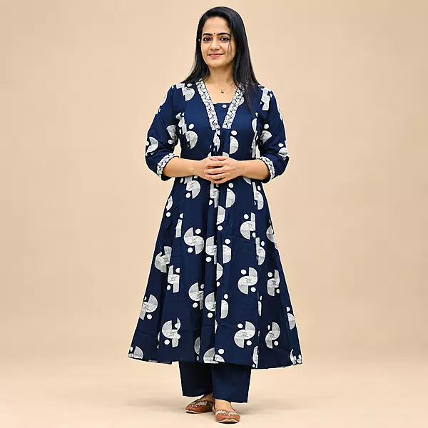 30IC PEACOCK BLUE CORD SET.