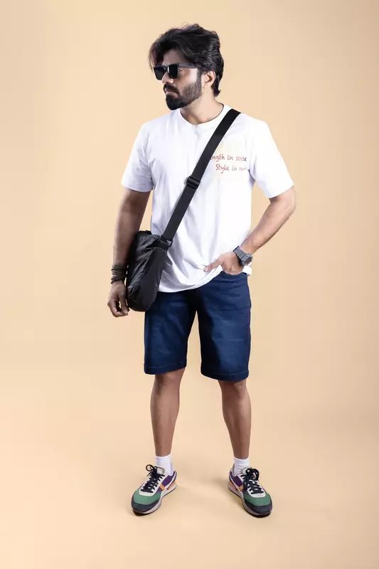 Men's Denim Shorts - Indigo Navy