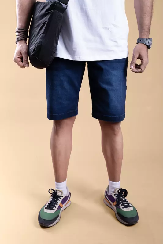 Men's Denim Shorts - Indigo Navy