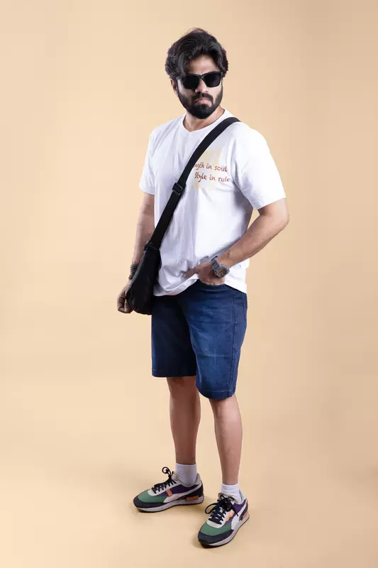 Men's Denim Shorts - Indigo Navy