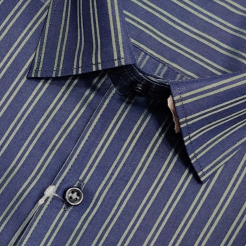 Cotton Blended Stripes Shirt