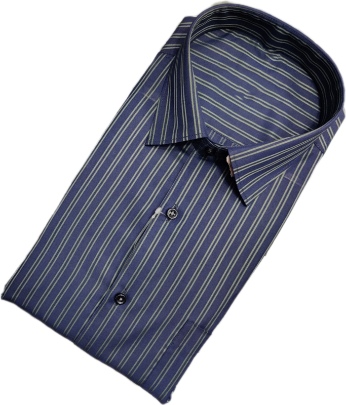 Cotton Blended Stripes Shirt