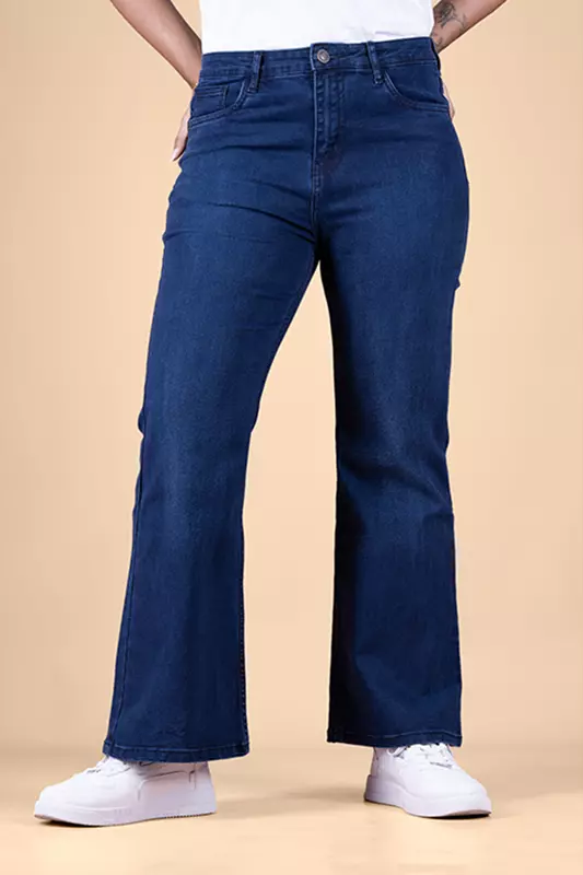 Women's Bootcut Denim Pant - Indigo Navy