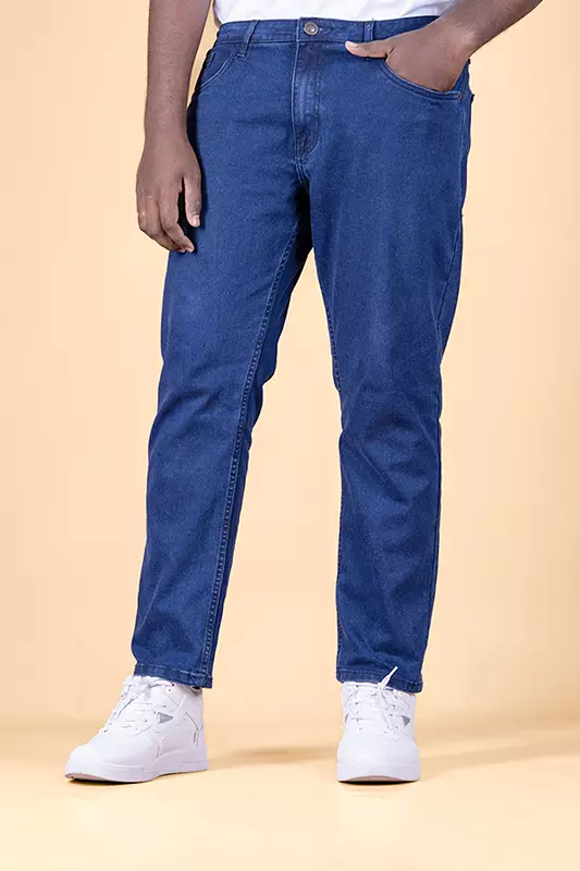 Men's Straight Fit Denim Pant - Indigo Navy