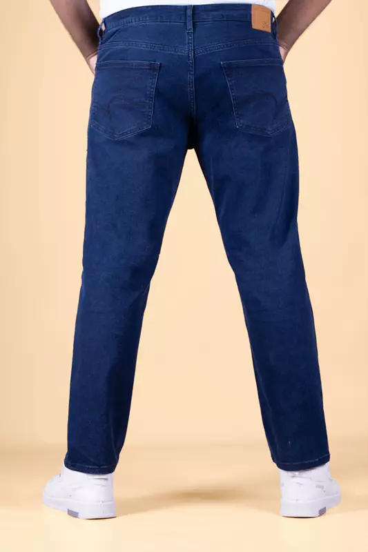 Men's Straight Fit Denim Pant - Indigo Navy
