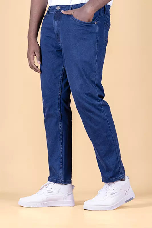 Men's Straight Fit Denim Pant - Indigo Navy