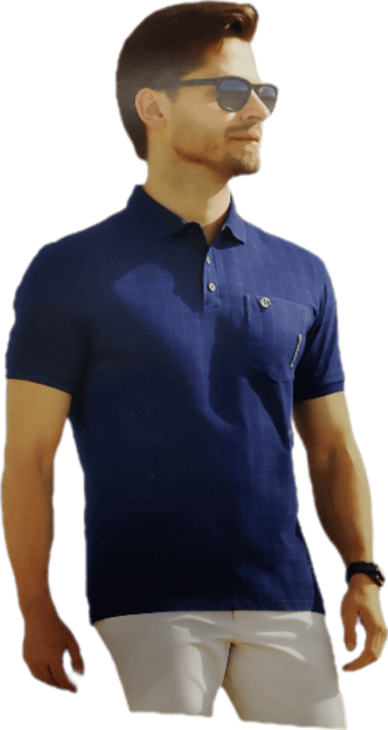 Checks Denim Tshirt 2899