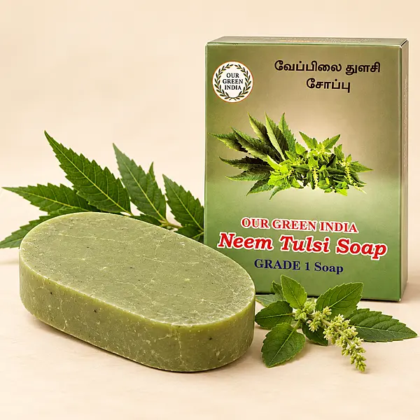 Our Green India  Neem Tulsi Soap