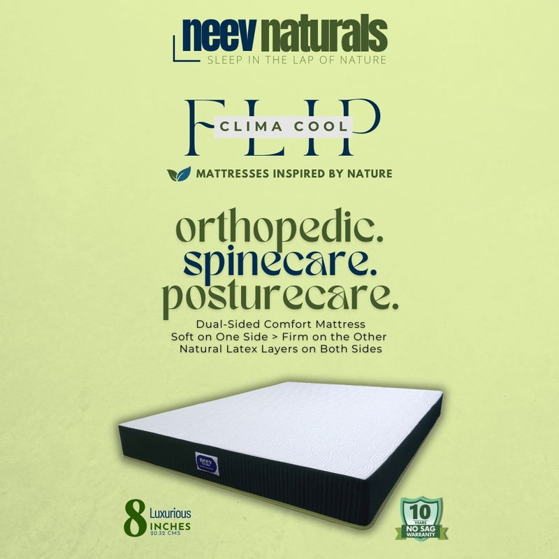 Neev Clima Cool Flip Mattress 8 Inches Neev Clima Cool Flip Mattress 8 Inches