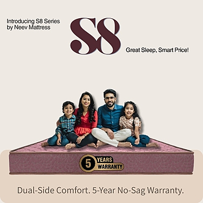 Neev S8 Mattress – Dual-Side Comfort | Economical Series
