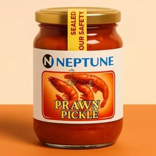 Neptune Prawns Pickle | Authentic Coastal Flavor, Perfect Seafood Condiment- 300g