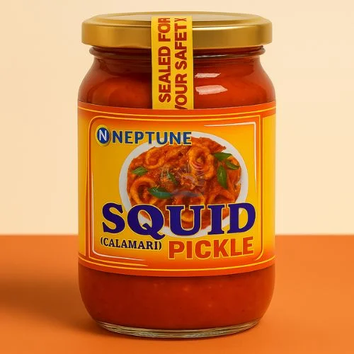 Neptune Squid (Calamari) Pickle – Authentic Coastal Delight- 300g