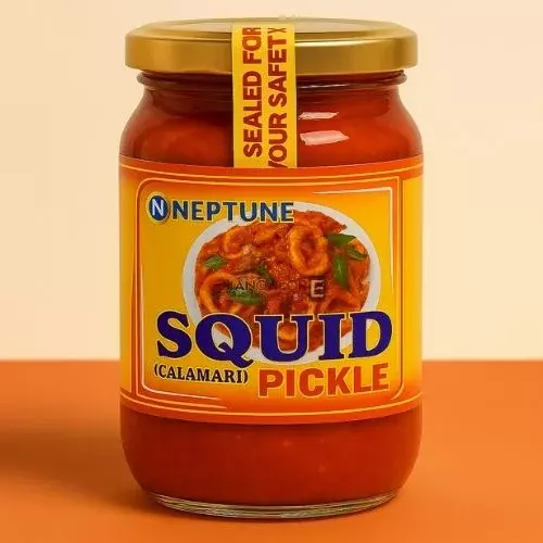 Neptune Squid (Calamari) Pickle – Authentic Coastal Delight- 300g