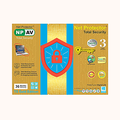 Net Protector Total Security GOLD 2023 (1pc) (3yr) Key  (Multiples of 11)