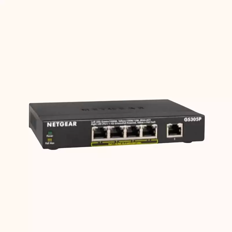 Netgear 100INS Gigabit Ethernet Unmanaged Switch (GS305P)