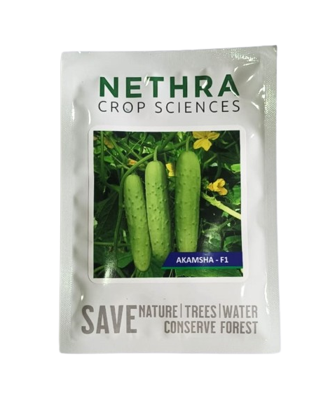 Nethra seeds Cucumber Akamsha F1-25gm