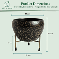 Black & Gold Abstract