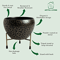 Black & Gold Abstract