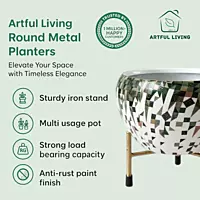 Artistic Green Mosaic