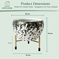 Artistic Green Mosaic