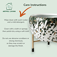 Artistic Green Mosaic