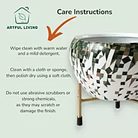 Artistic Green Mosaic