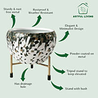 Artistic Green Mosaic