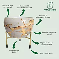 Marble Effect Gold Vein