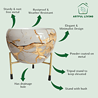 Marble Effect Gold Vein