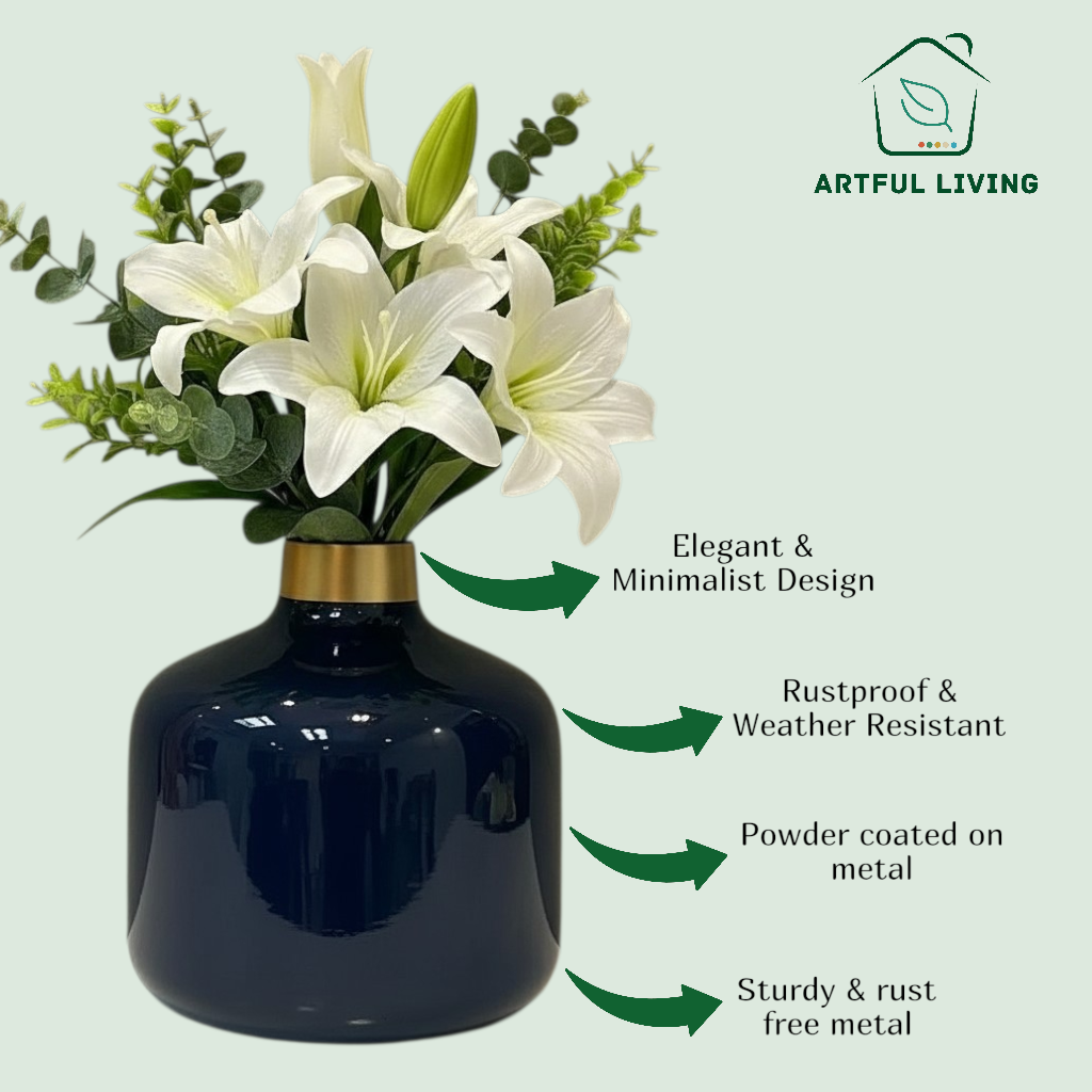 Midnight Blue Vase