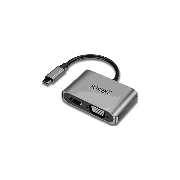 POWERX C TO HDMI + VGA+C+ USB Adapter-Y POWERX C TO HDMI + VGA+C+ USB Adapter-Y