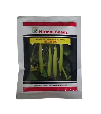 Nirmal Sponge Gourd NSGH-309 F1 Hybrid Seeds - 50 gm