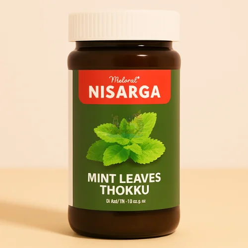 Nisarga Mint Leaves Thokku โ 300g | Spicy & Refreshing South Indian Pickle