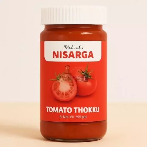 Nisarga Tomato Thokku – Spicy & Tangy South Indian Relish (300g)