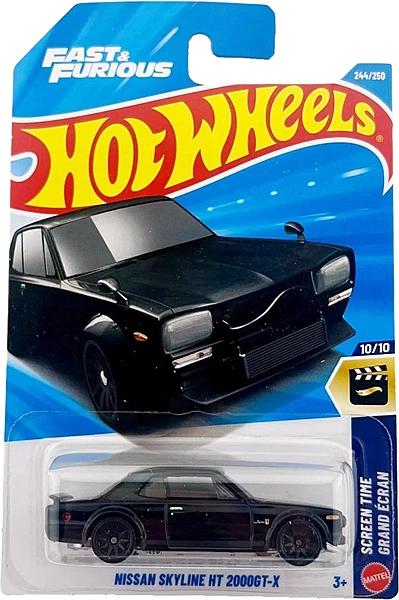 Hot Wheels P Case Nissan Skyline HT 2000GT-X-Black Treasure Hunt