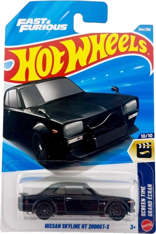 Hot Wheels P Case Nissan Skyline HT 2000GT-X-Black Treasure Hunt