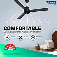 CROMPTON C/F 1200MM ENERGION NITEO MAT BLACK
