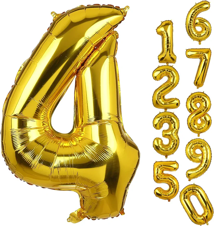 No. 4 16" Foil Balloon Small