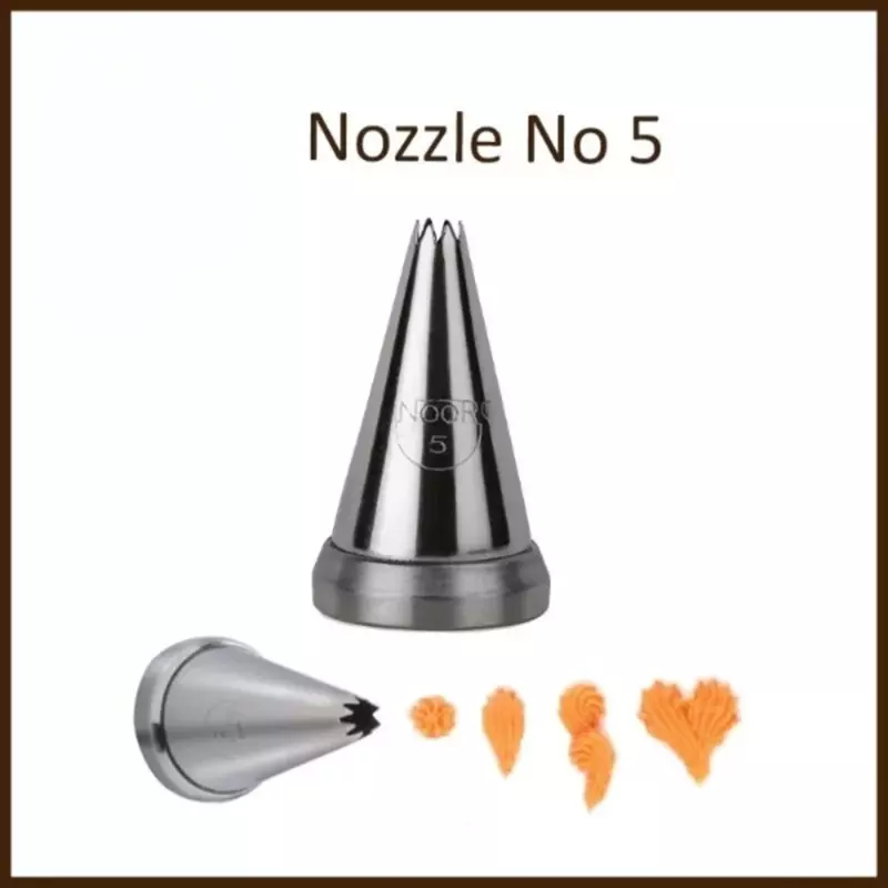 No 5 - Small 8 Open Star/Rope - Noor Nozzle