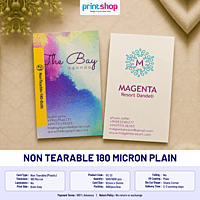 Non Tearable 180 Micron Card