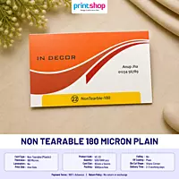 Non Tearable 180 Micron Card