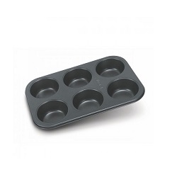 Nonstick 6 cavity muffin mould