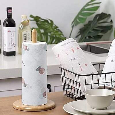 Kitchen Tissue Roll Reusable and Washable Pack of 2 Kitchen Tissue Roll Reusable and Washable Pack of 2