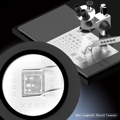 TW22 Non-magnetic Stencil Tweezer for Precise Phone Board Repair TW22 Non-magnetic Stencil Tweezer for Precise Phone Board Repair