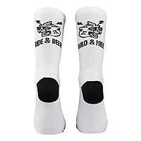 NW Ride & Beer Socks White